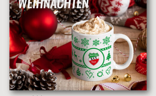 Neue Kollektion und Weihnachtsartikel im Fanshop