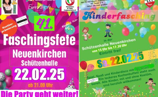 Keine Wahl: 41.Faschingsfete & Kinderfasching des SCT am 22.02.25